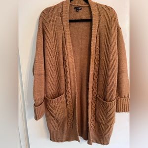 WHO WHAT WEAR Oversized Cable-knit Sweater